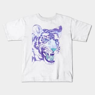 Blue Tiger Kids T-Shirt